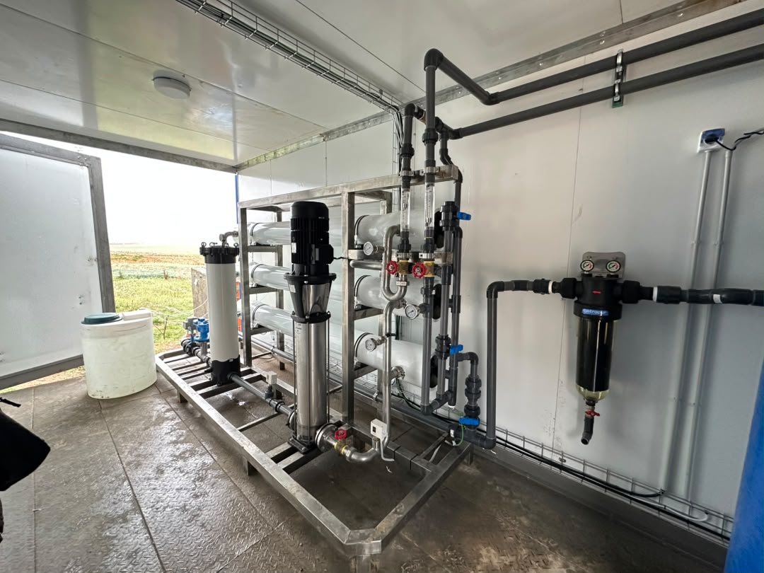 osmose inverse d'une capacité de 6 000 L/h destiné à l’irrigation agricole